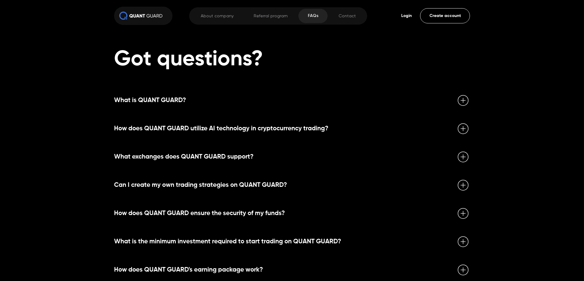 Screenshot for quantguard.ai - 1
