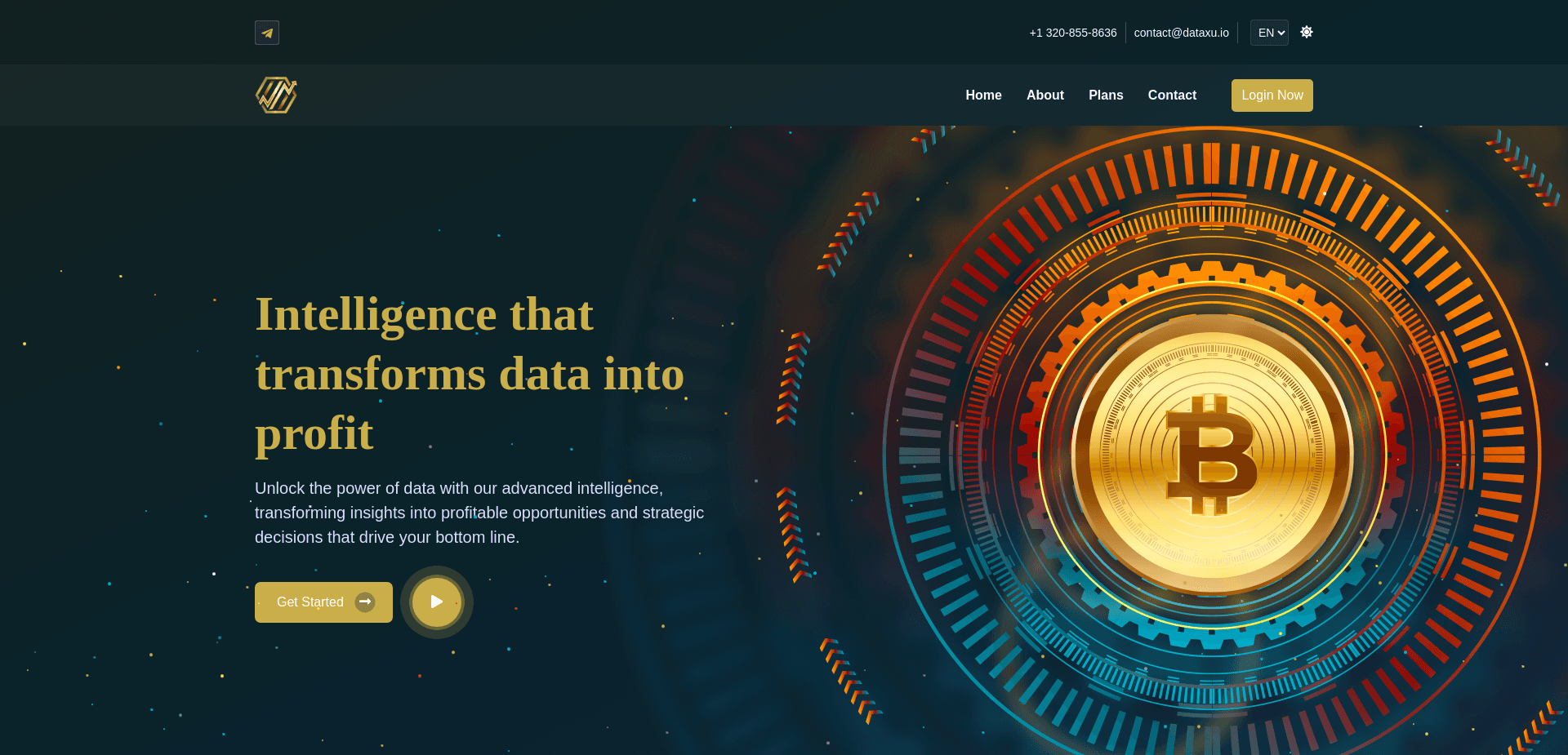 Screenshot for dataxu.io - 0