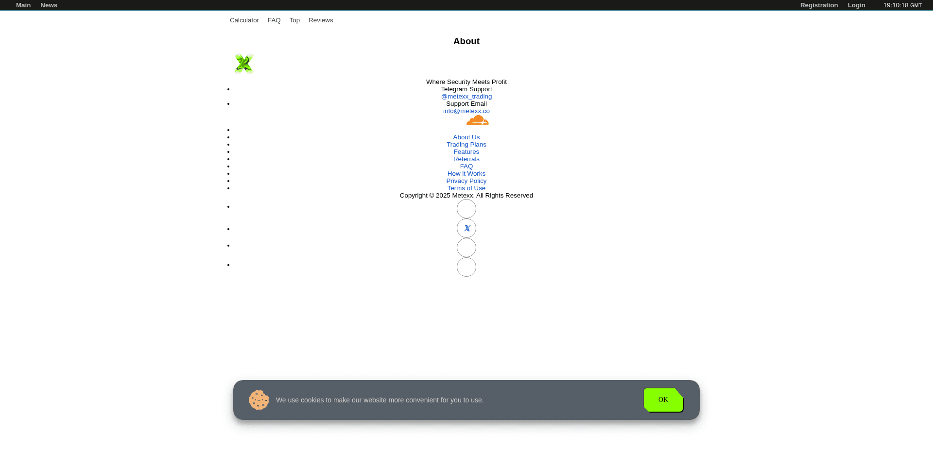 Screenshot for metexx.co - 0