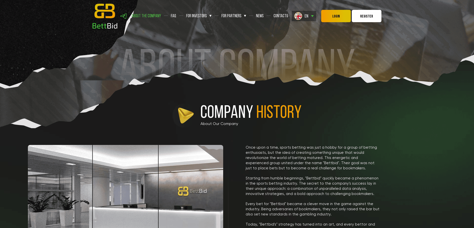 Screenshot for bettbid.biz - 2