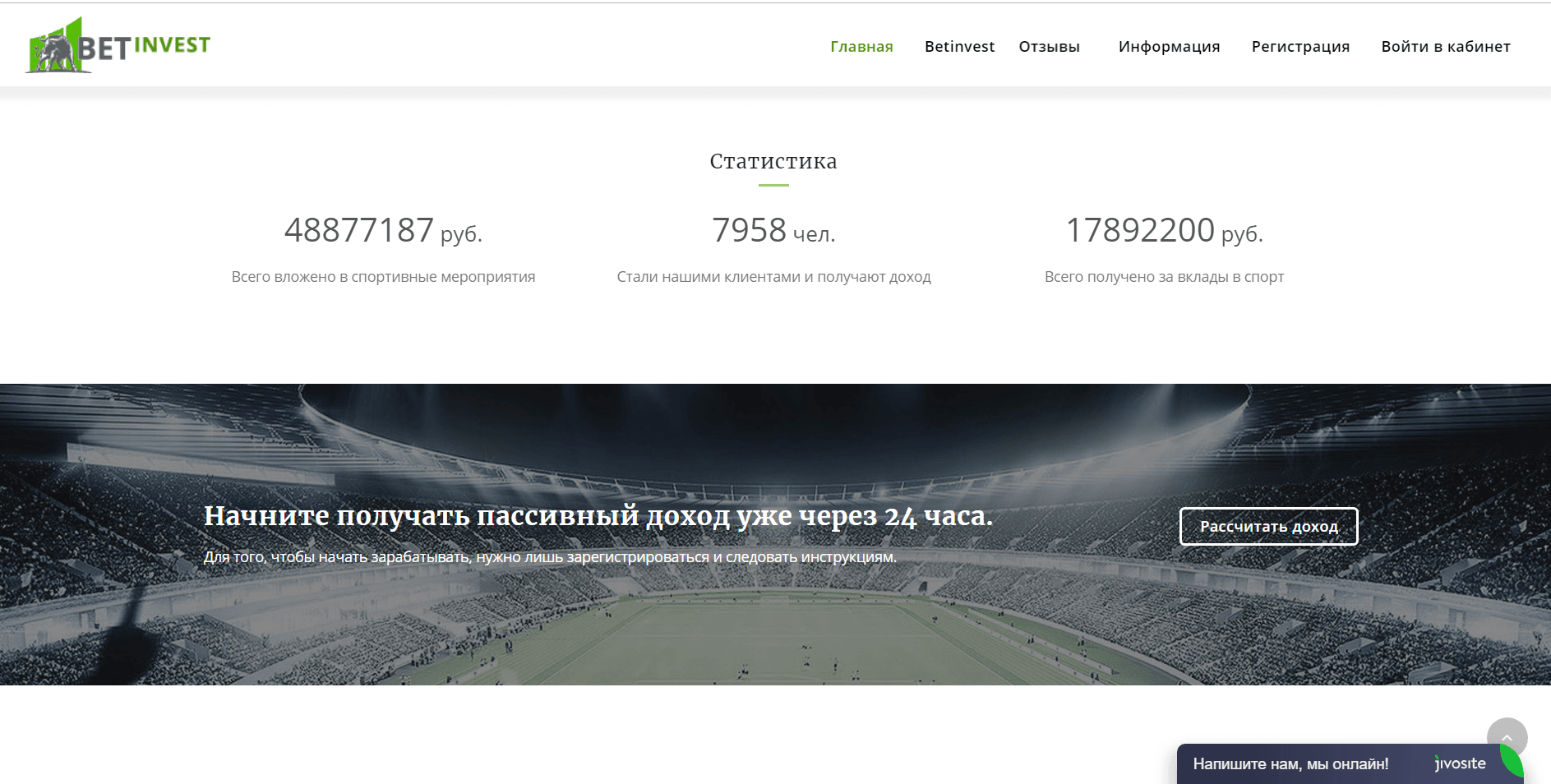 Betinvest - Лохотрон
