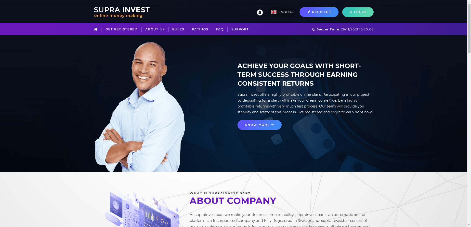 Supra Invest отзывы и обзор. Развод, лохотрон или правда. Только честные и правдивые отзывы на Baxov.Net