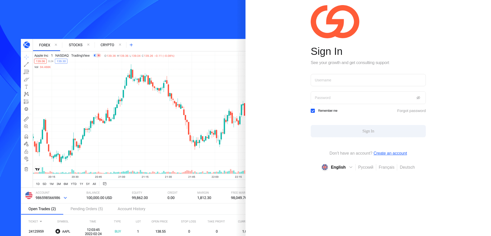 Screenshot for webtrader.capexgo.net - 0