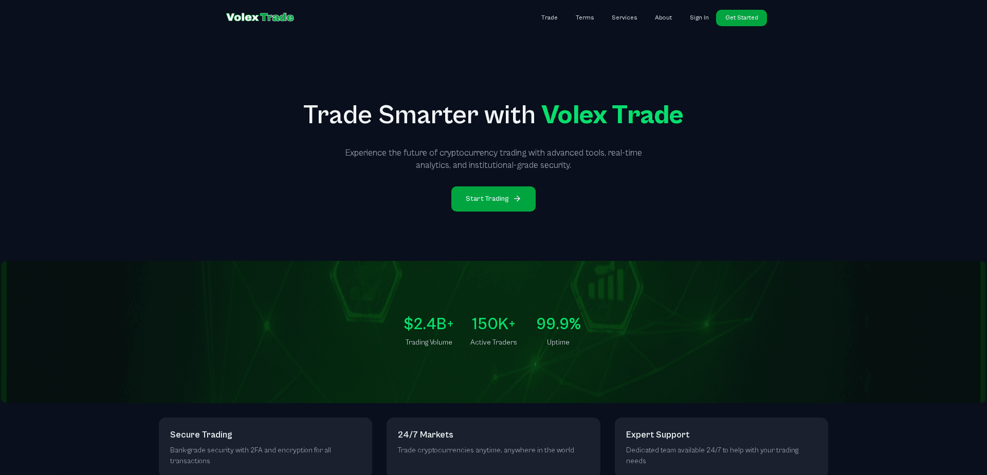 Screenshot for volextrade.online - 0