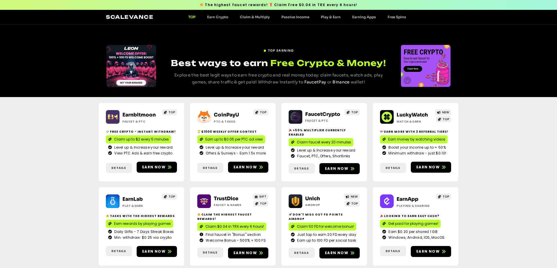 Screenshot for scalevance.com - 0