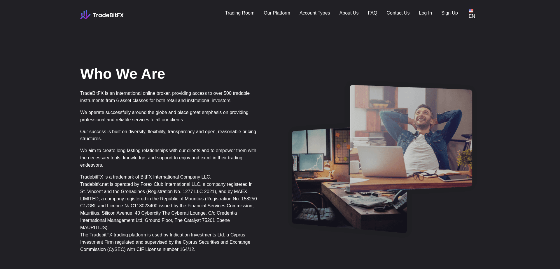 Screenshot for tradebitfx.net - 3