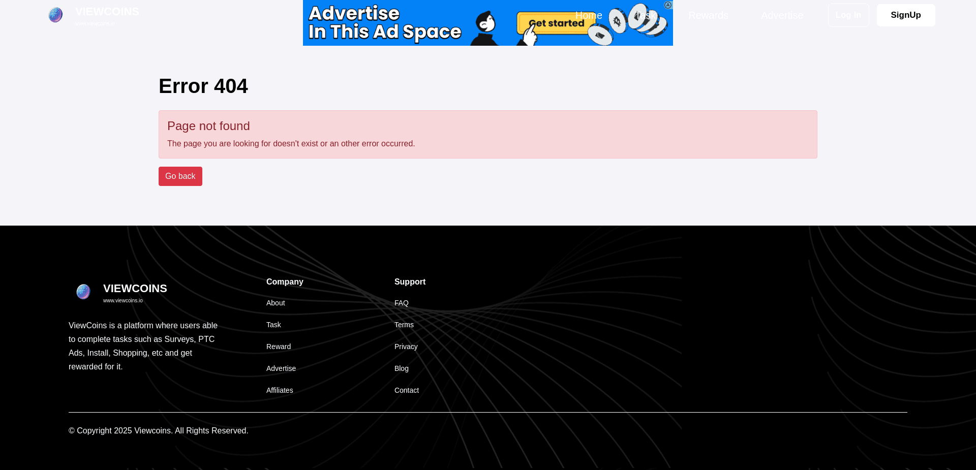Screenshot for viewcoins.io - 2