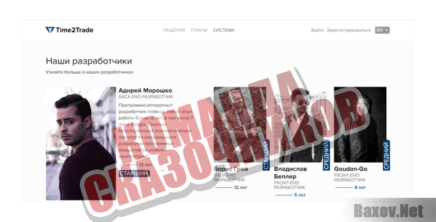 Time2trade Команда сказочников