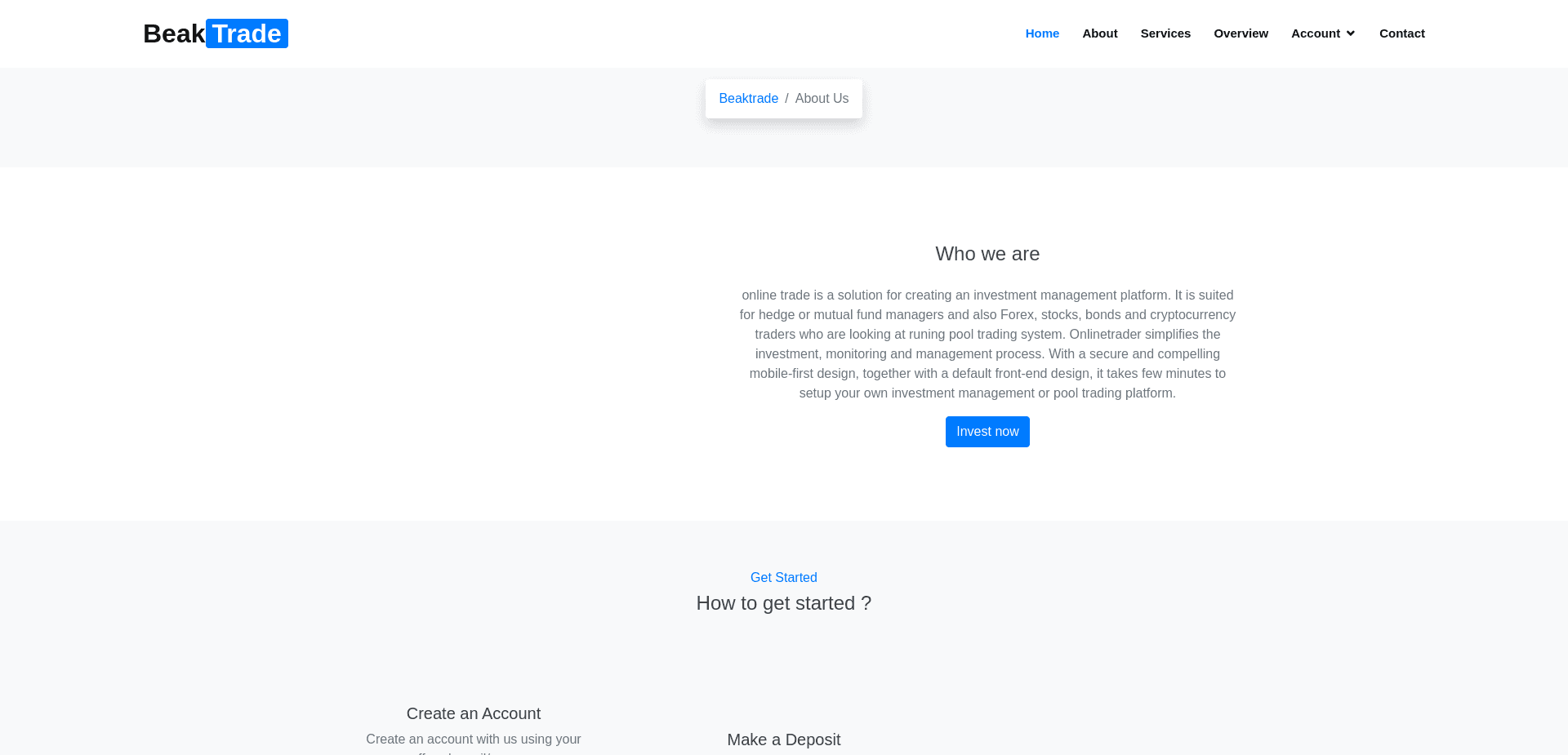 Screenshot for beaktrade.com - 1