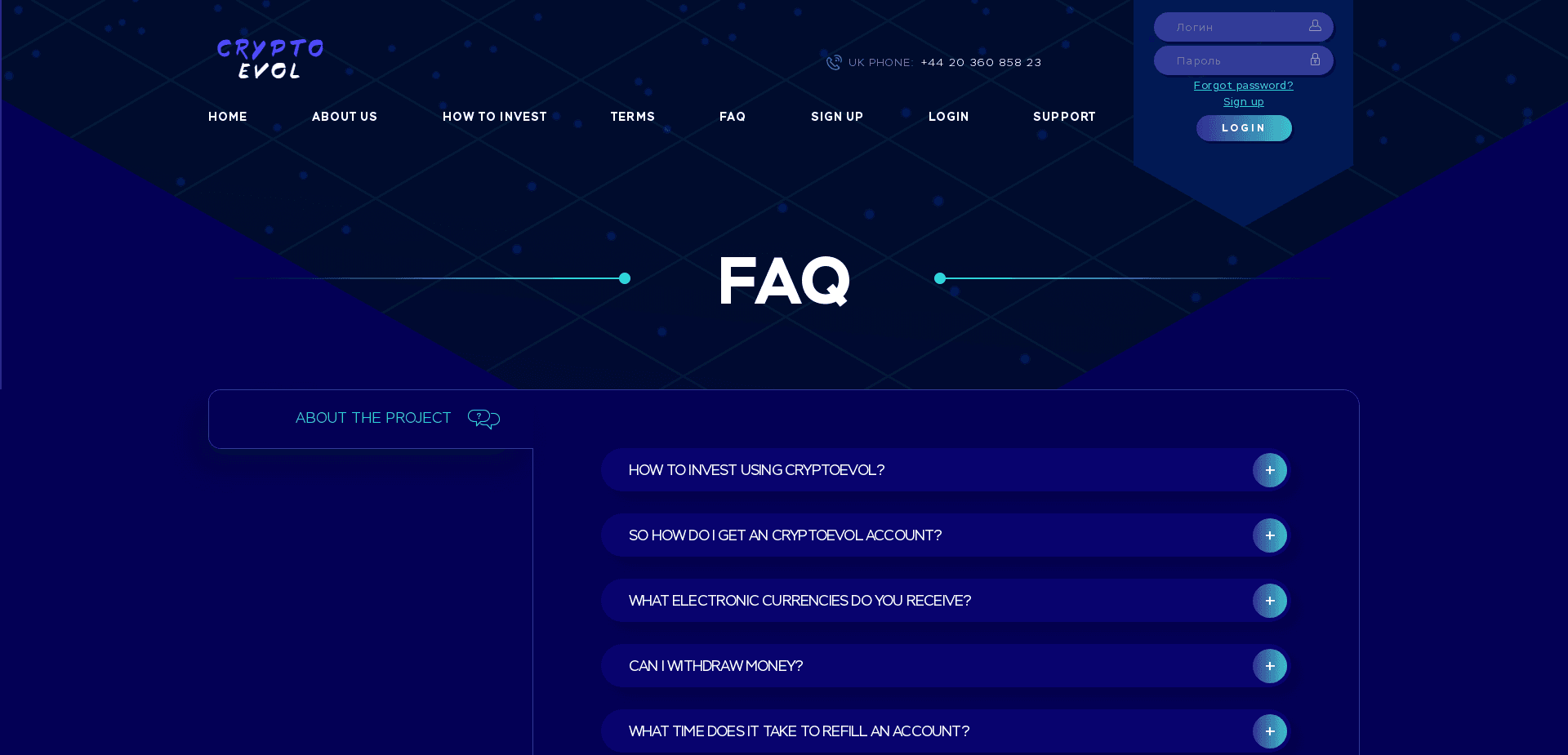 Screenshot for cryptoevol.pro - 3