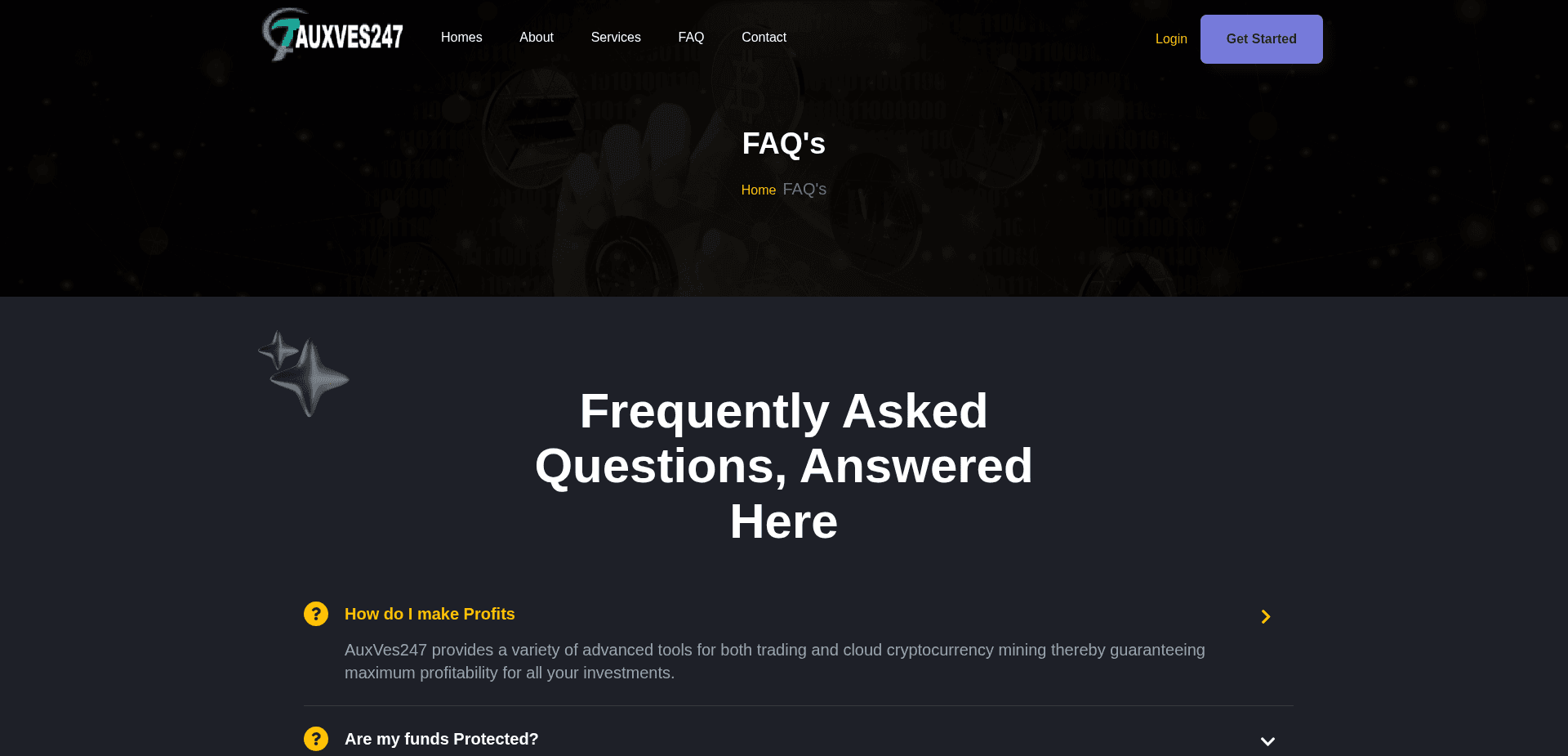 Screenshot for auxves247.com - 0