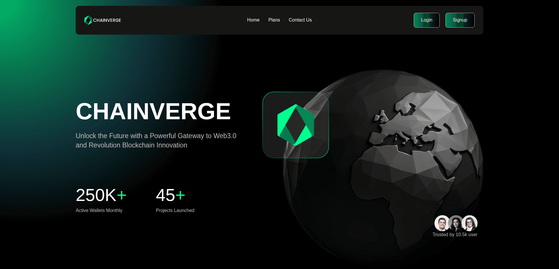 Screenshot for chainverge.biz - 0