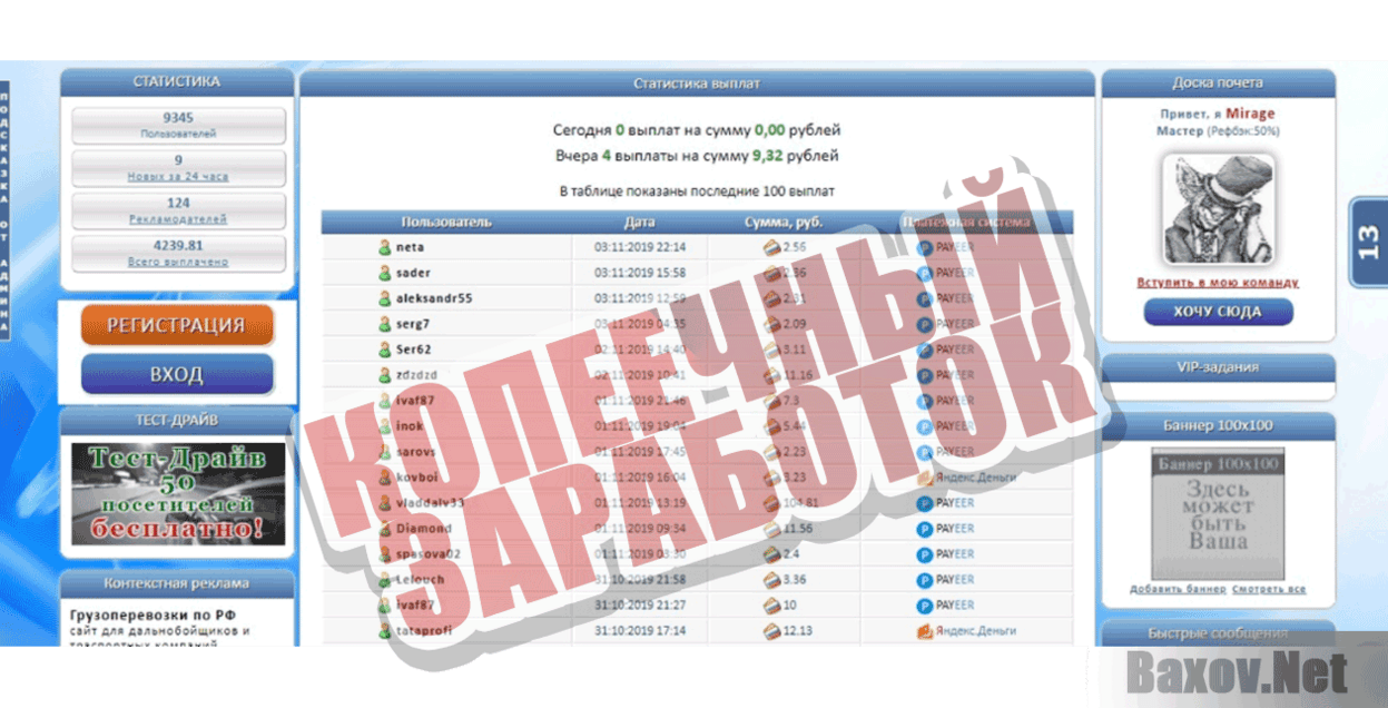 Virtbiznes Копеечный заработок