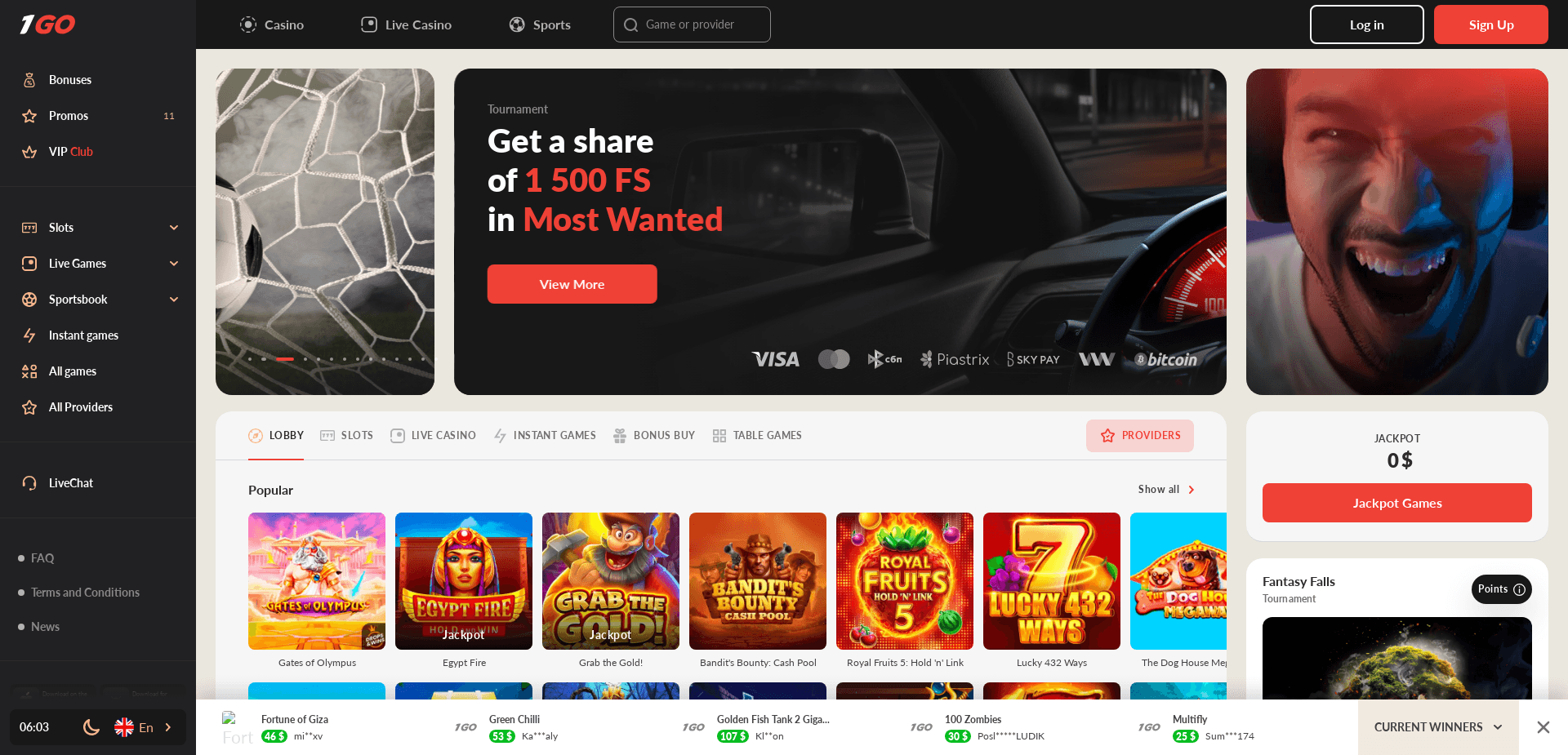 Screenshot for 1gocasinovip3.com - 4