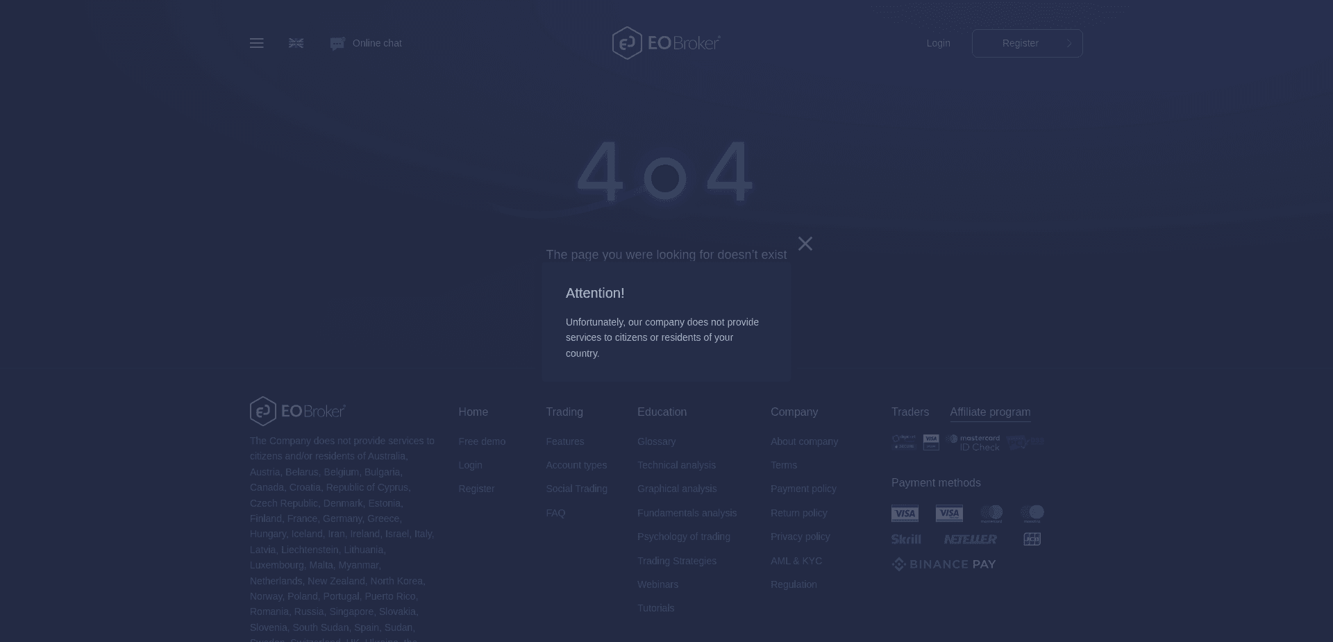 Screenshot for eobroker.com - 1