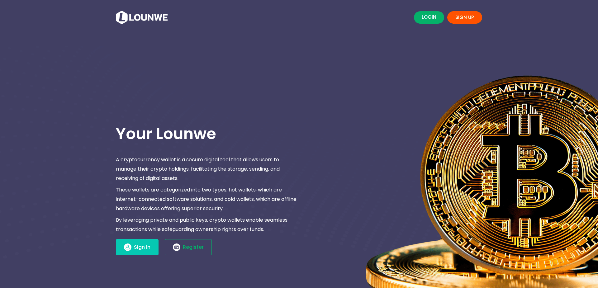 Screenshot for lounwe.com - 1