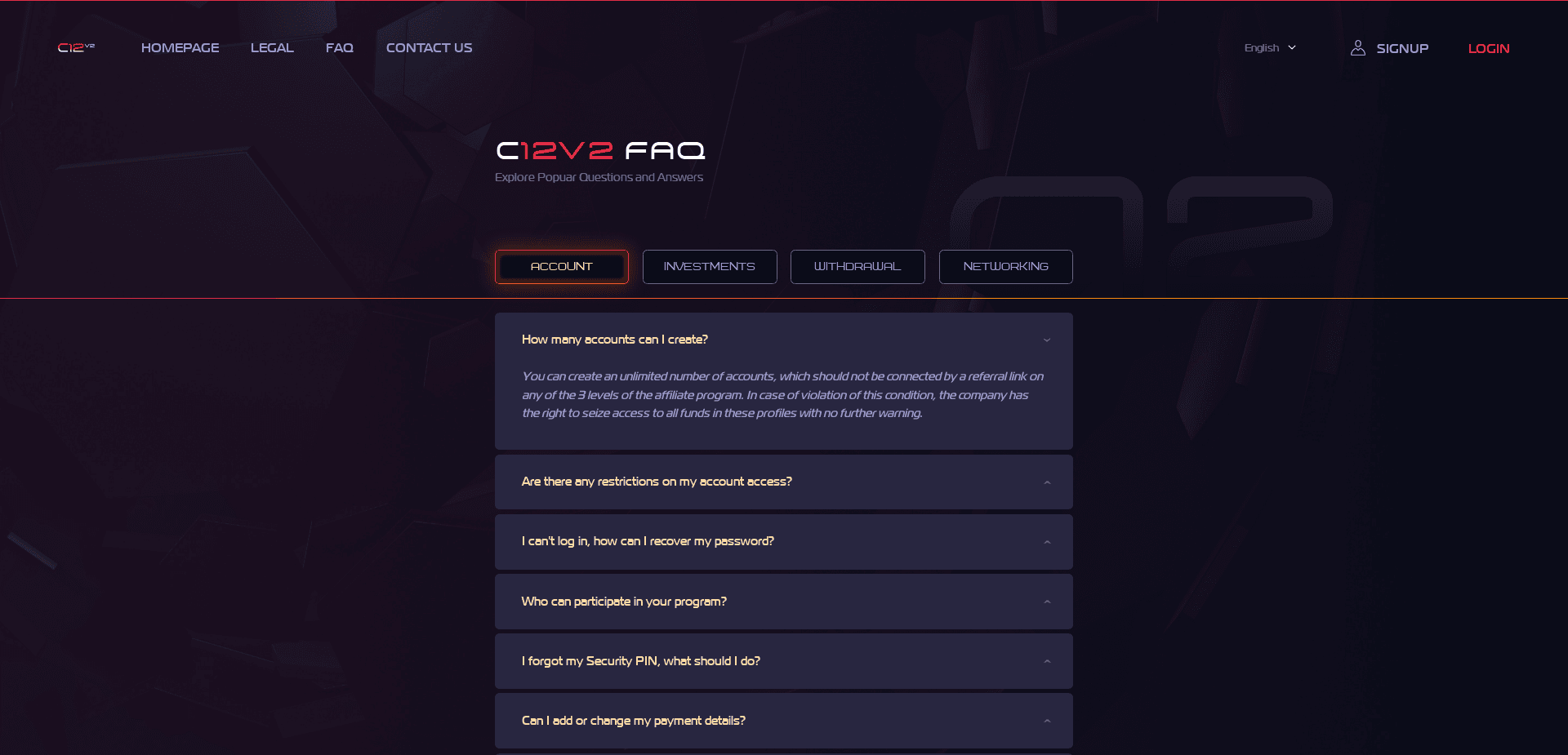 Screenshot for c12v2.net - 2