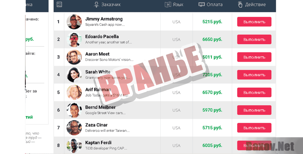 Platfroma Transfer Вранье