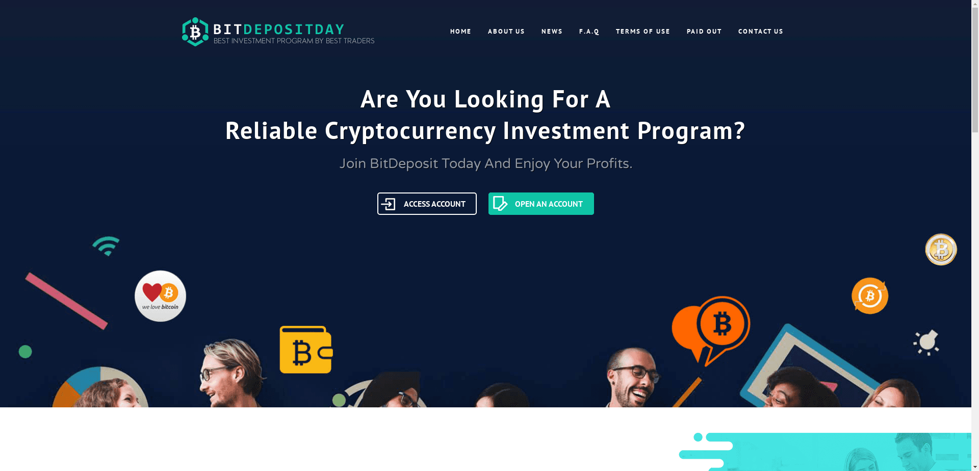 Bitdepositday отзывы и обзор. Развод, лохотрон или правда. Только честные и правдивые отзывы.