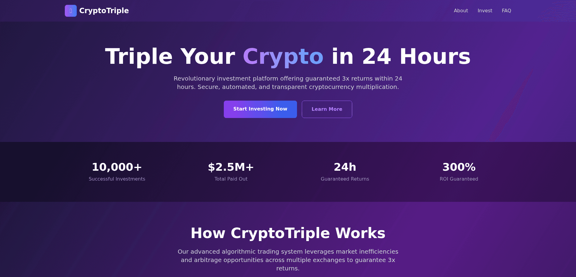 Screenshot for crypto-triple.netlify.app - 1