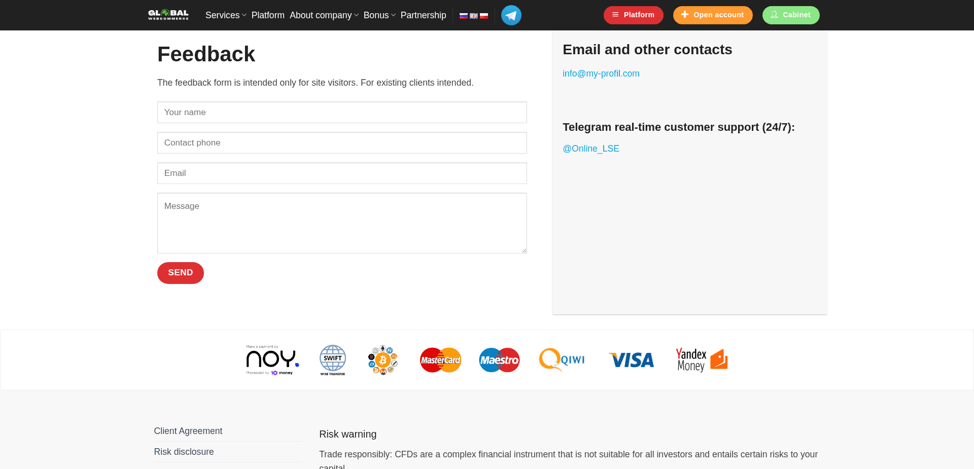 Screenshot for global-web-commerce.com - 2