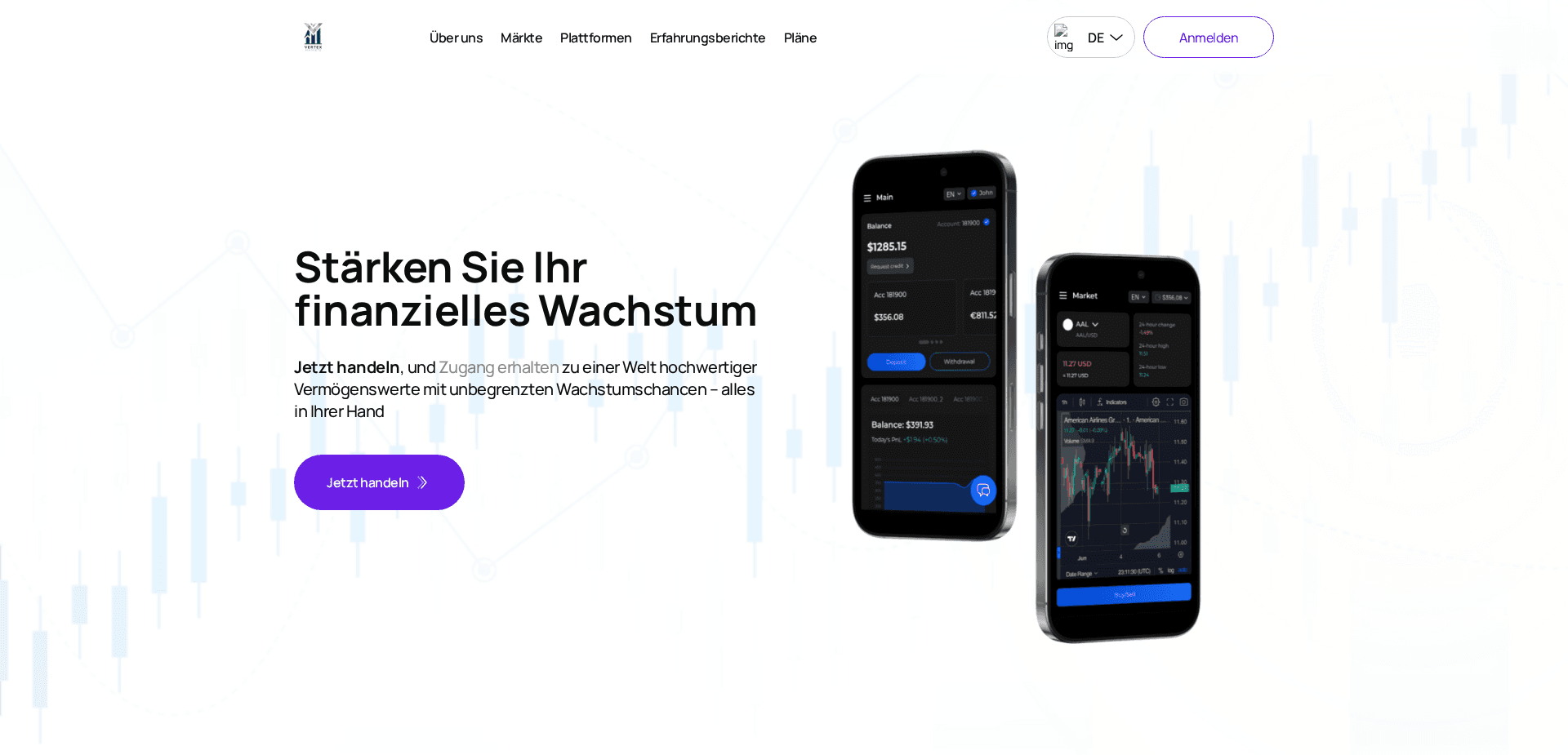 Screenshot for vertex-market.com - 0