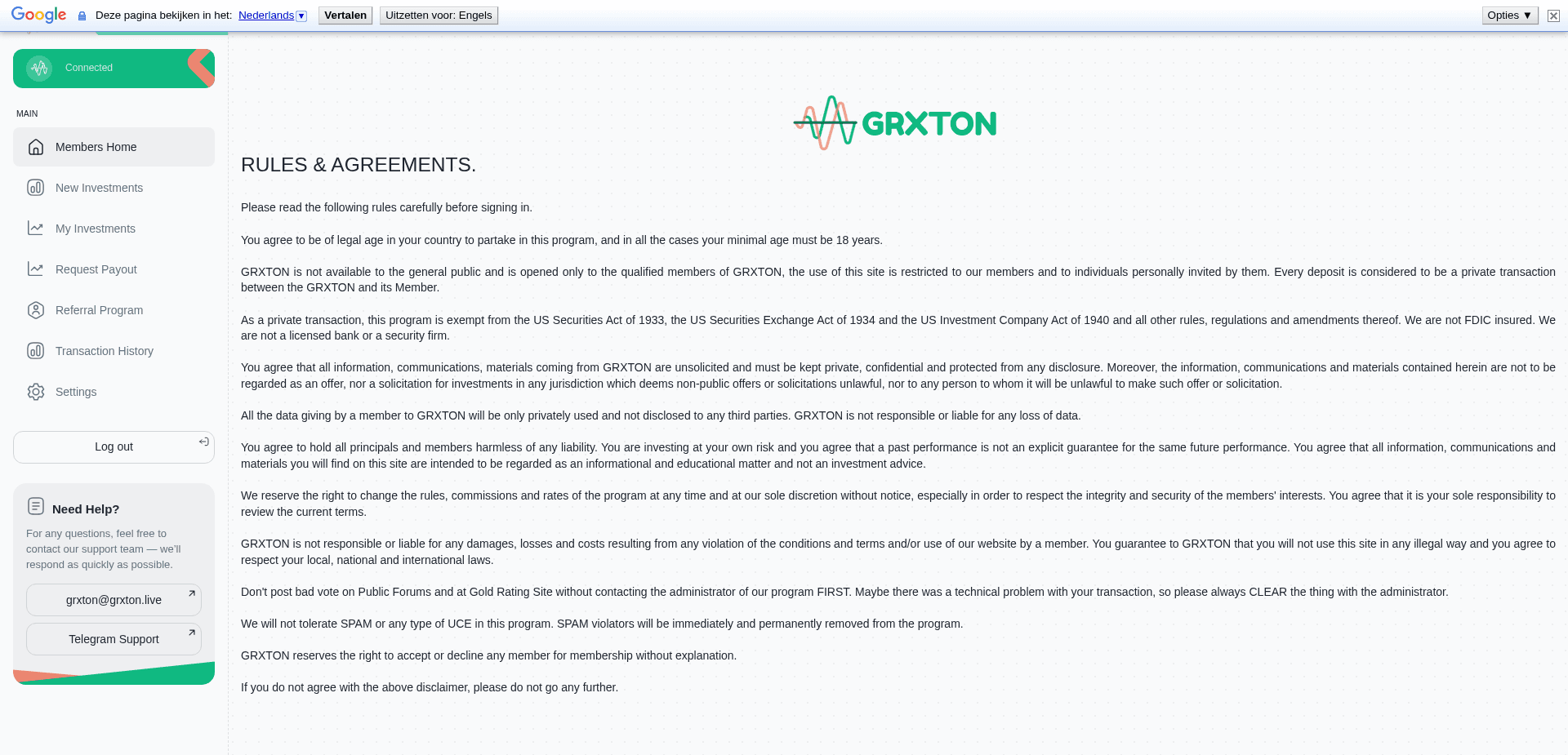 Screenshot for grxton.live - 4