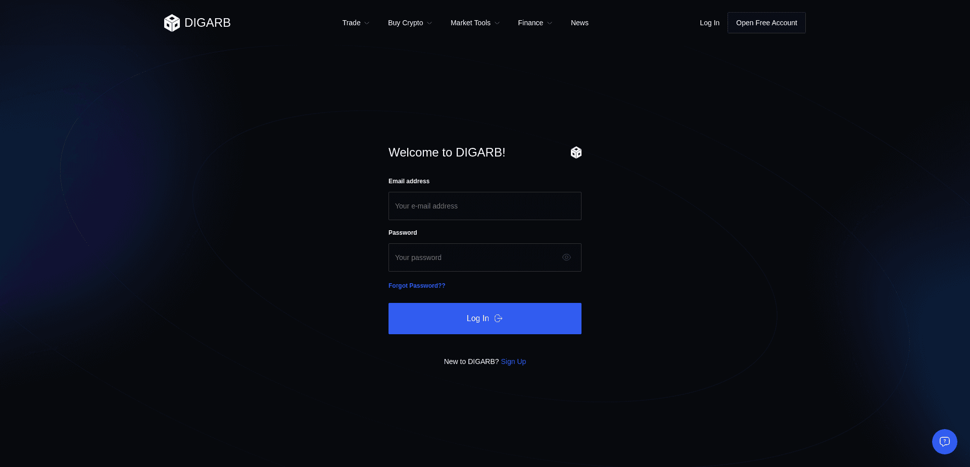 Screenshot for digarb.com - 0