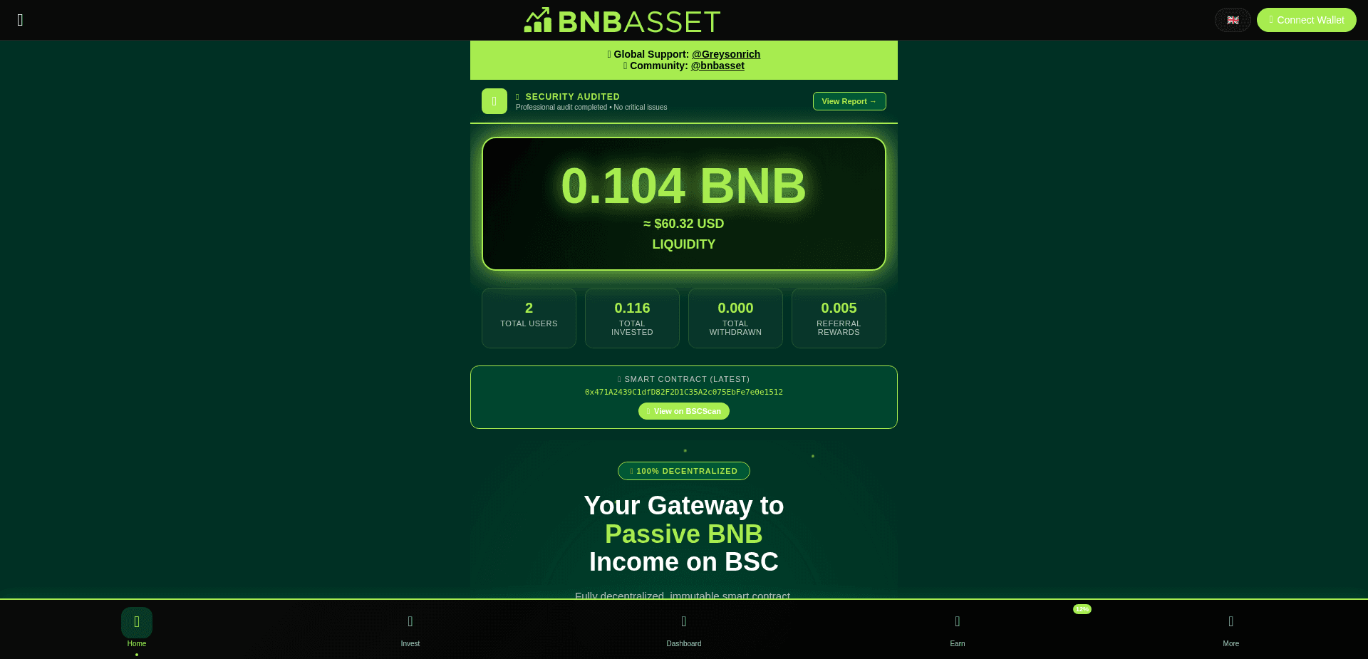 Screenshot for bnbasset.live - 3
