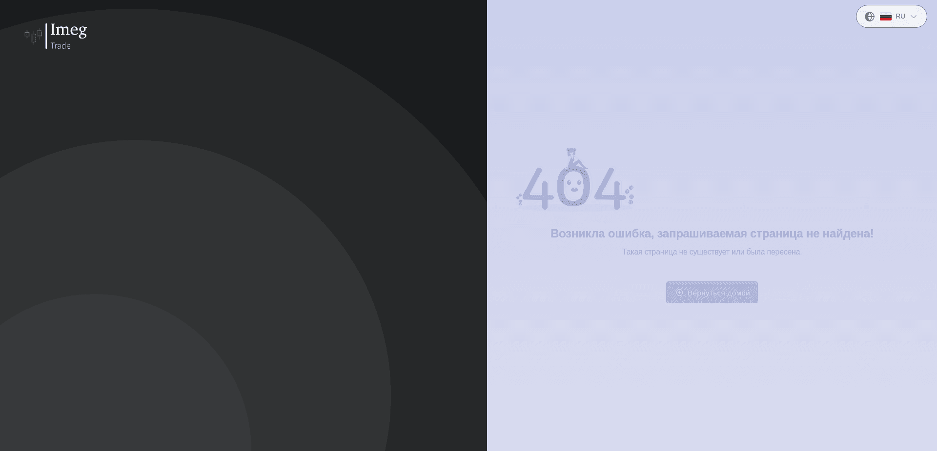 Screenshot for imeg-trade.com - 0