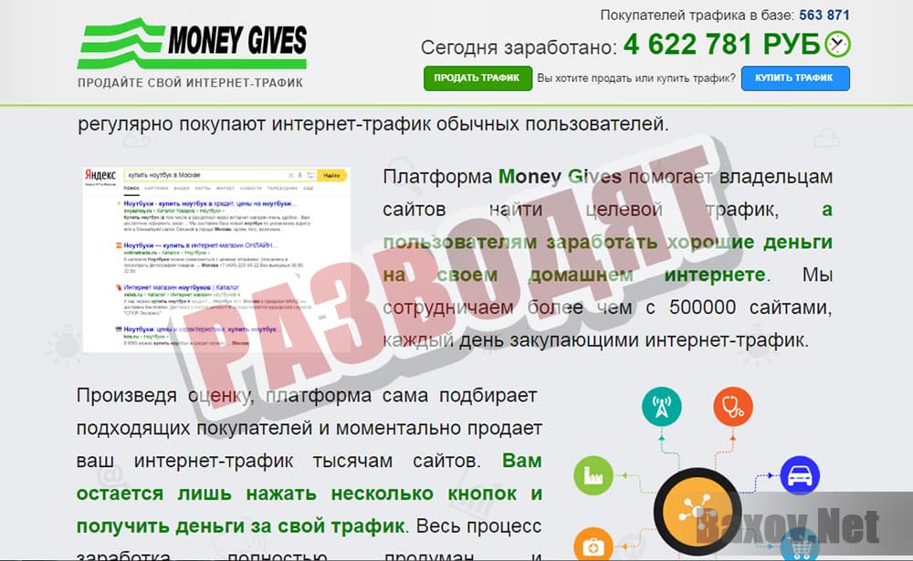 Money Gives - разводят