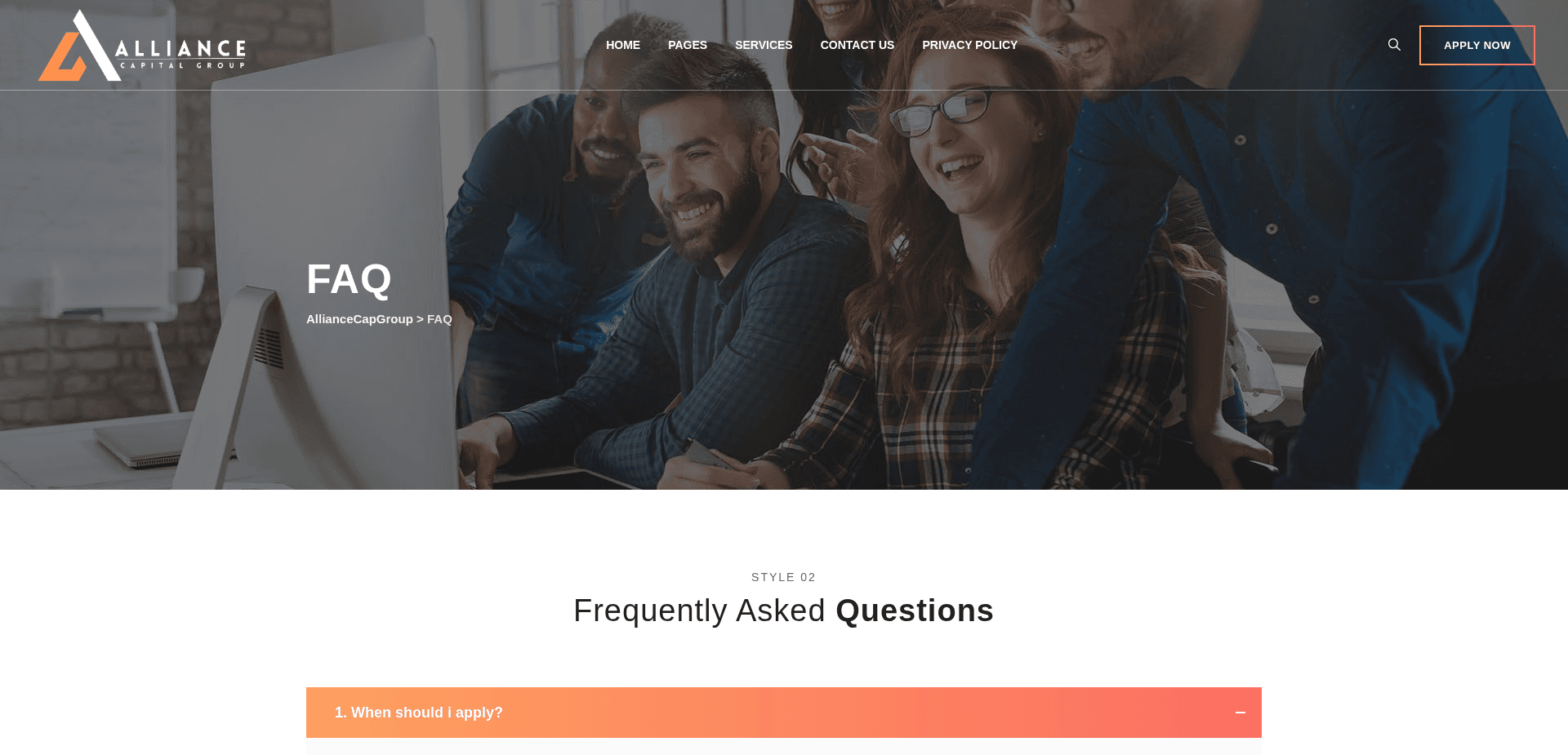 Screenshot for alliancecapgroup.com - 2