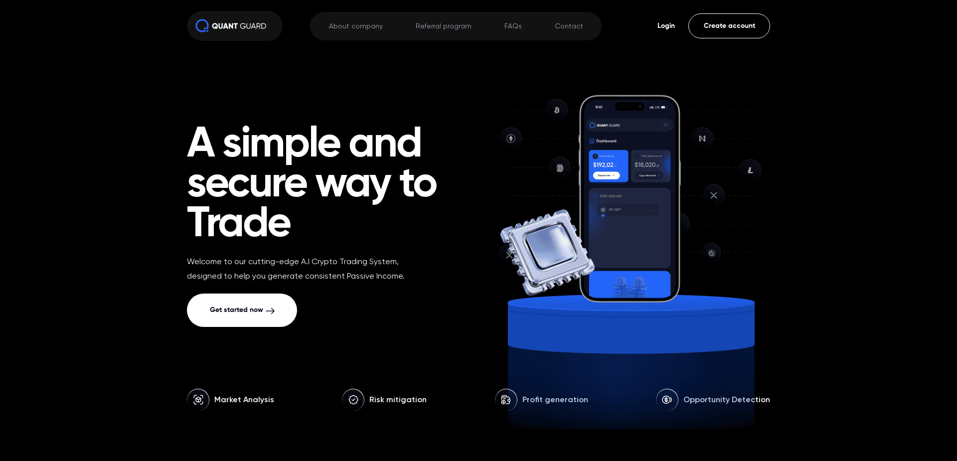Screenshot for quantguard.ai - 0