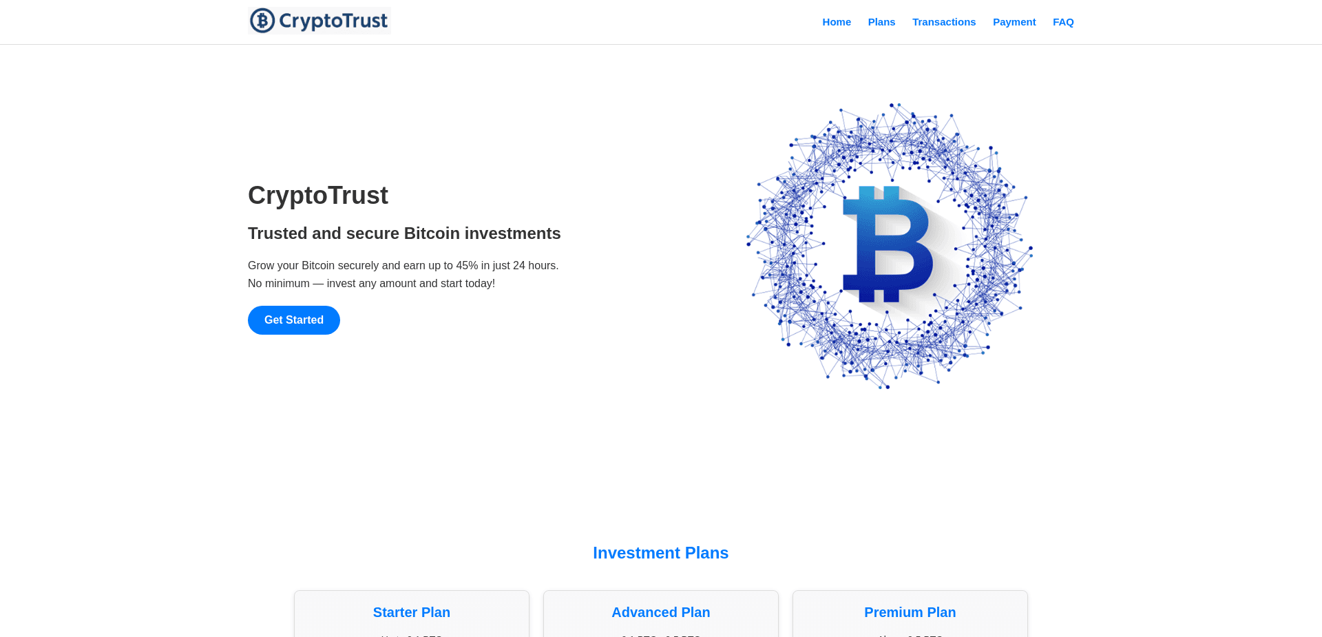 Screenshot for thecryptotrust.netlify.app - 0