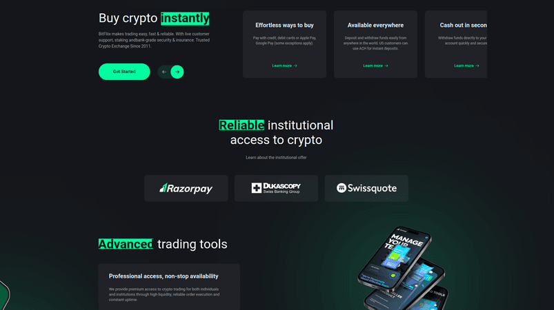 BitFliix - инструменты