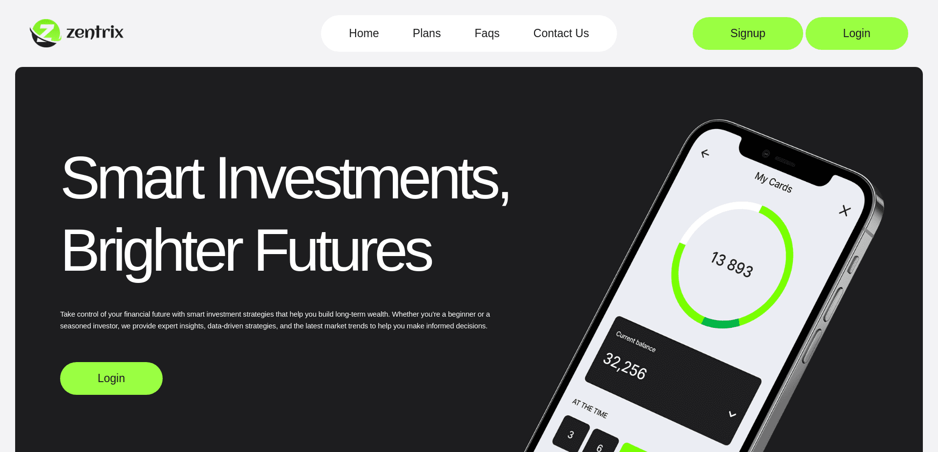 Screenshot for zentrix.biz - 1