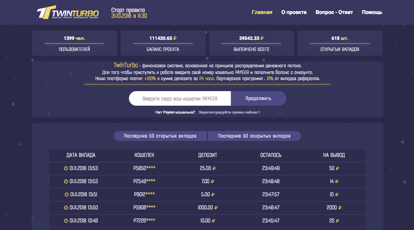 TwinTurbo - Лохотрон