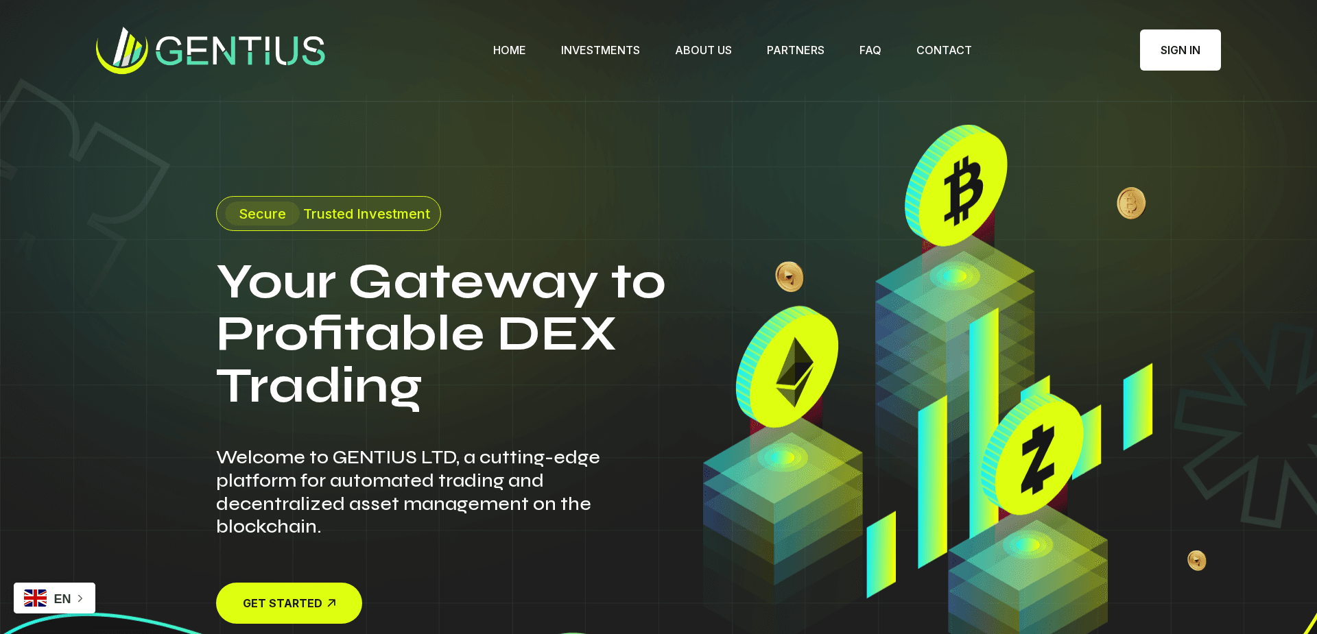 Screenshot for gentius.top - 0