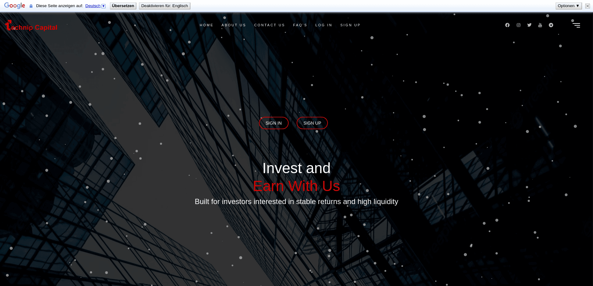 Screenshot for technip-capital.com - 0