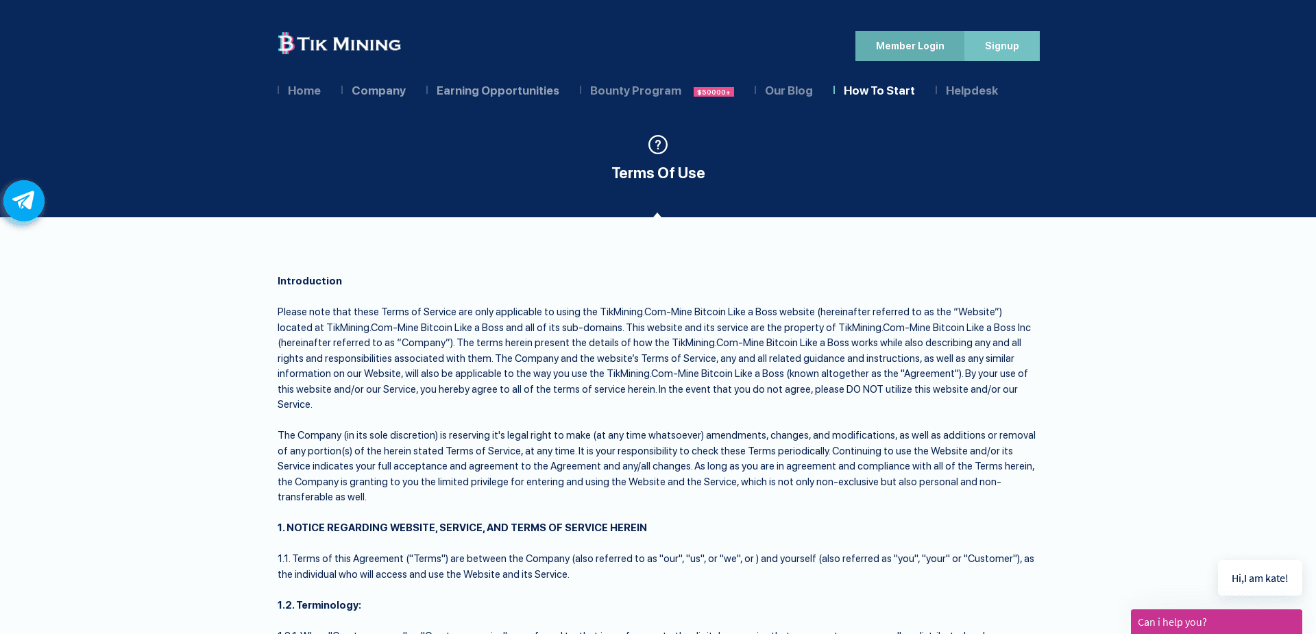 Screenshot for tikmining.com - 3