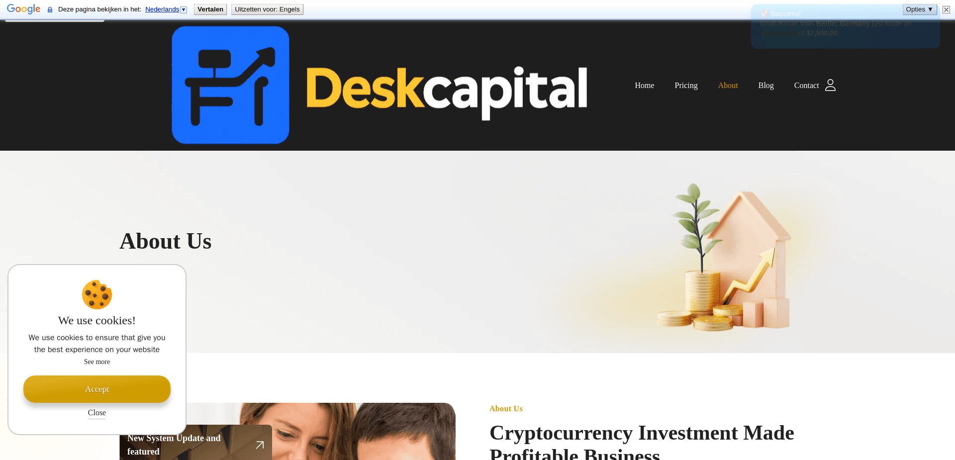 Screenshot for deskcapital.org - 1