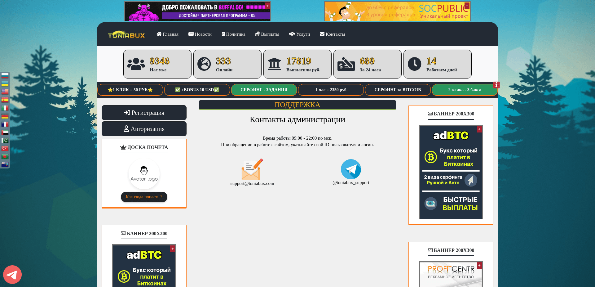 Screenshot for toniabux.com - 2