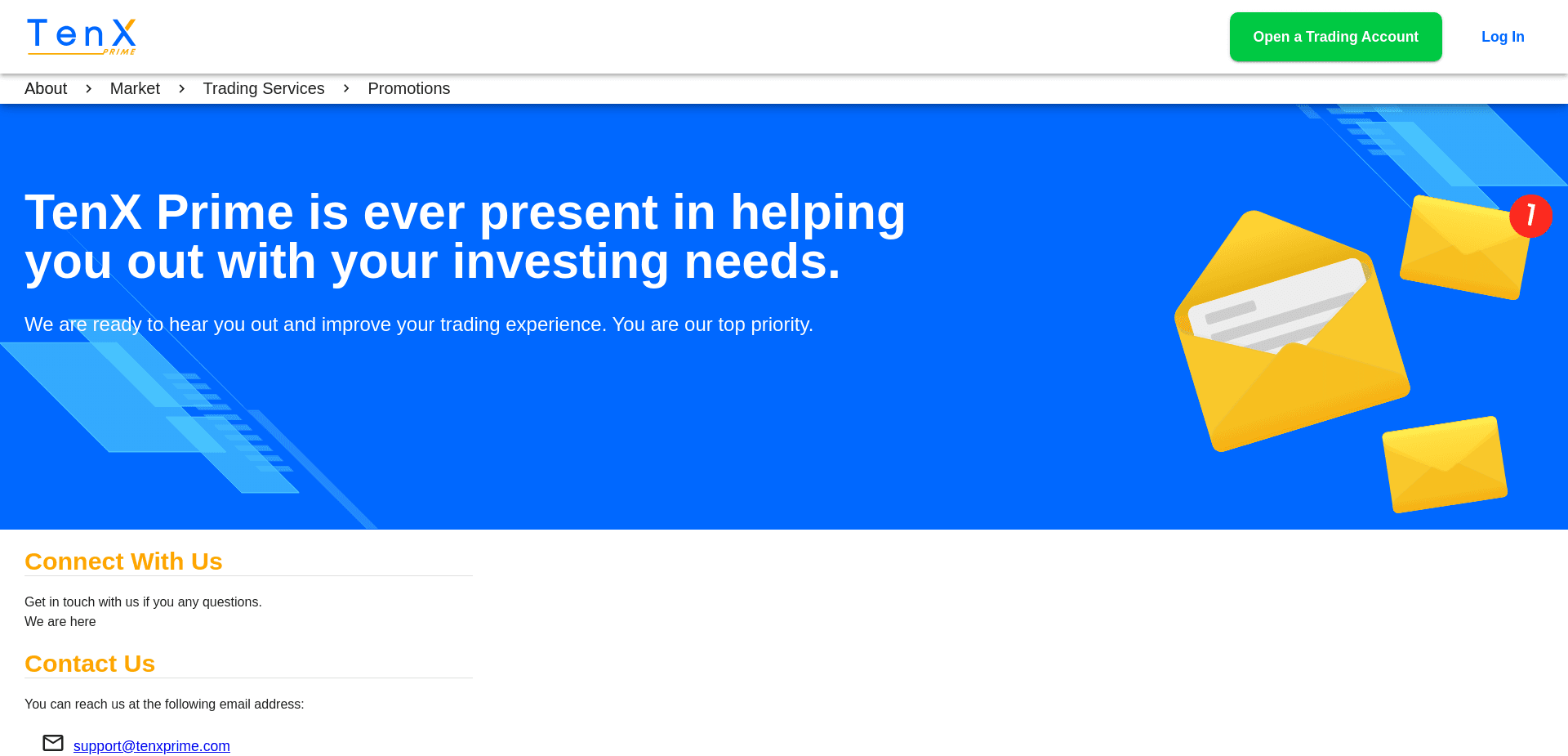 Screenshot for tenxprime.com - 2