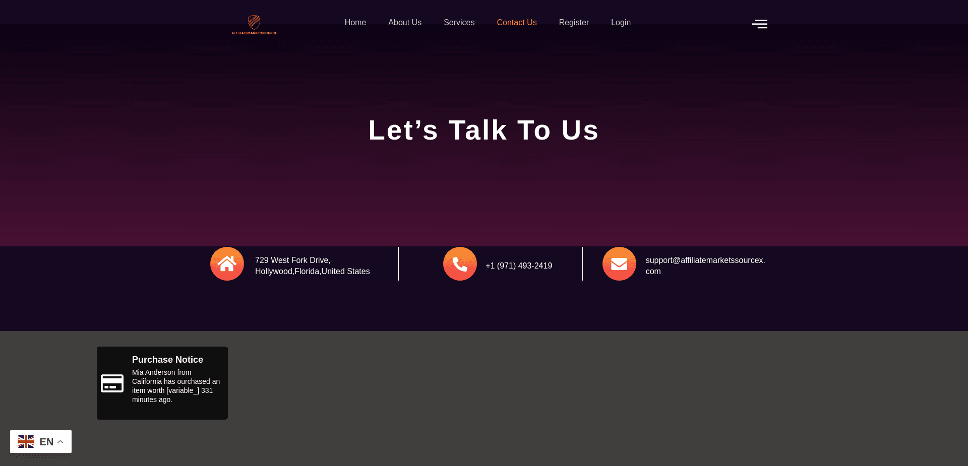 Screenshot for affiliatemarketssourcex.com - 2