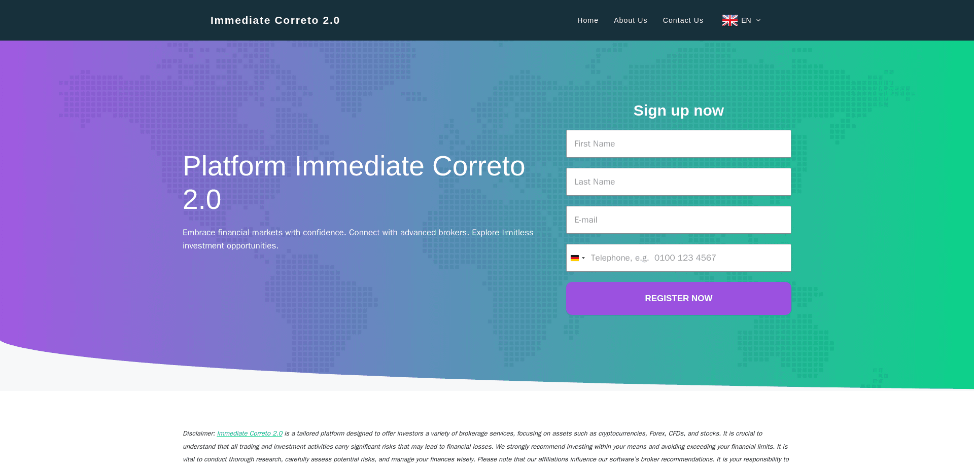 Screenshot for immediatecorreto20.com - 1
