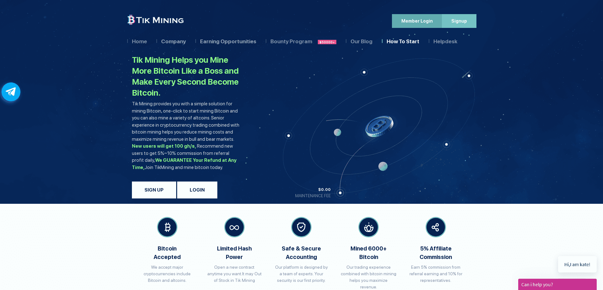 Screenshot for tikmining.com - 0