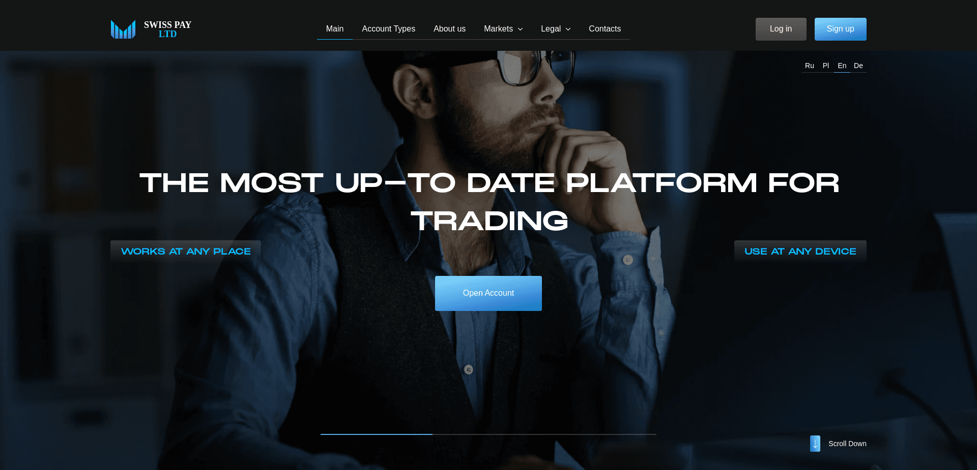Screenshot for swisspayltd.com - 2