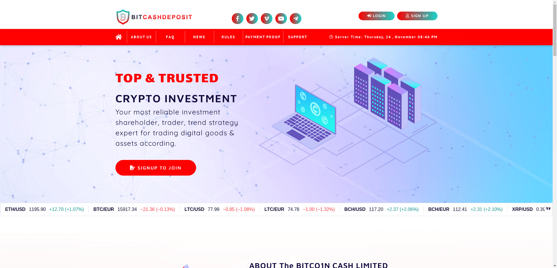 Bitcashdeposit отзывы и обзор. Развод, лохотрон или правда. Только честные и правдивые отзывы.