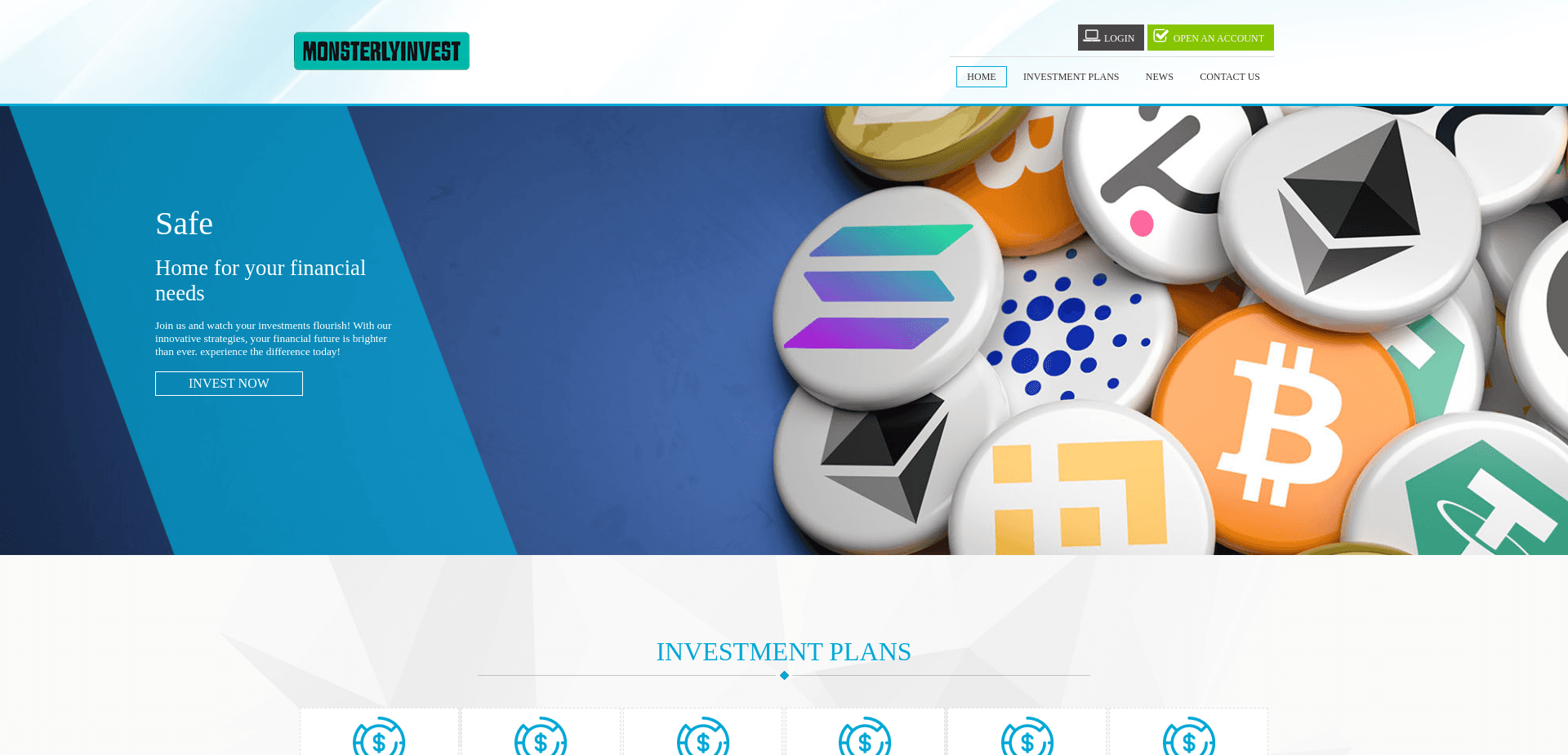 Screenshot for monsterlyinvest.com - 2