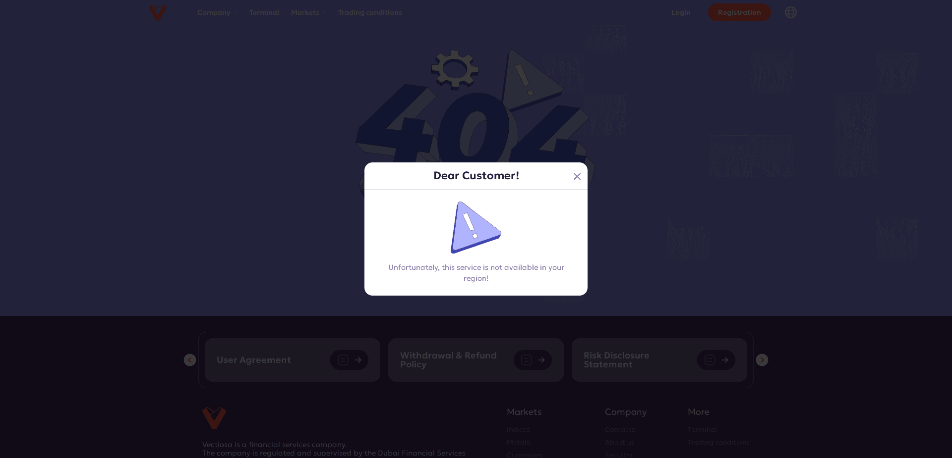 Screenshot for vectiosa.pro - 0